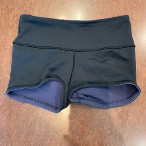 lululemon reversible spandex shorts